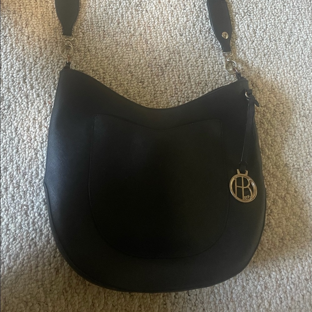 Henri Bendel Black Leather Crossbody